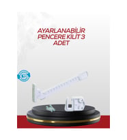 İçe Açılan Camlar İçin Emniyet Kilidi Seti 3’lü