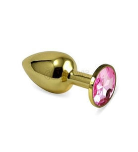 Kristal Taşlı  Plug  Tıkaç 7 cm