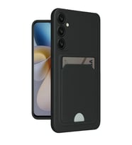Samsung Galaxy S24 Plus Kelvin Kartvizitli Silikon - Siyah
