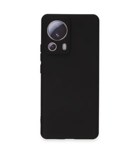 Xiaomi Mi 13 Lite Kılıf Nano İçi Kadife Silikon - Siyah