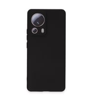 Xiaomi Mi 13 Lite Kılıf Nano İçi Kadife Silikon - Siyah