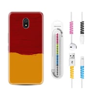 Xiaomi Redmi 8A 8 Pro 9C 9T 10C 11T Pro Kılıf Kablo Koruma Spiral Silikon Sarı Kırmızı Boya 1708