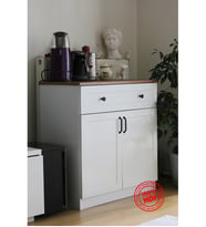 Modern Kahve Köşesi Ahşap - Beyaz