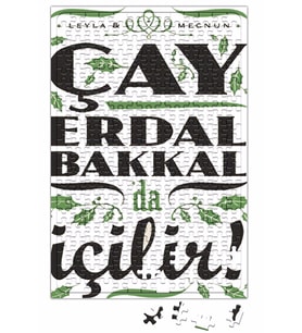 Çay Erdal Bakkalda İçilir Erdal Bakkal Puzzle 240 Parça Yapboz
