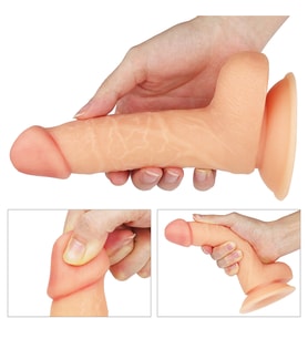 Cilt Dostu Malzemeden Üretilmiş 18 Cm Ten Hissiyatına Sahip Realistik Penis