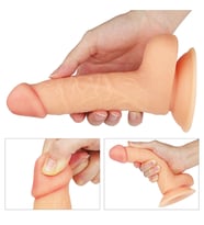 Cilt Dostu Malzemeden Üretilmiş 18 Cm Ten Hissiyatına Sahip Realistik Penis