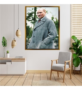 ÇERÇEVELİ ATATÜRK TABLO S183
