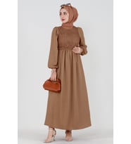 Firuze Elbise-Camel