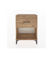Arges Komodin Tek Çekmeceli 60x30x80 Çam-Çam