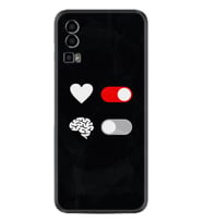General Mobile GM 23 Kılıf Silikon Desen Özel Seri Love Brain 1722
