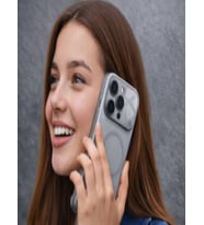 AG Glass İphone 16 PRO Telefon Kılıfı (Silver)