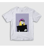 Presmono Unisex Çocuk Beyaz Cool Roisin Murphy T-Shirt 548192tt