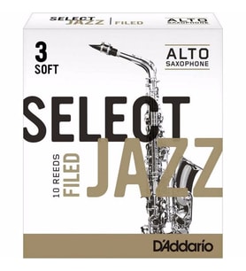 Rico Jazz Select RSF10ASX3S Alto Saksafon Kamışı No:3 Soft