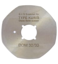 B+S Yuvarlak Kesim Motor 8 Köşe Bıçak / BOM80(8)