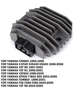 Yamaha Konjektör Regülatör (Uyumlu Modeller Resimde ) Oem Kalite _Supermoto (Renksiz)