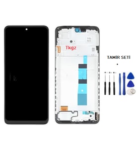 Tkgz - Xiaomi Redmi NOTE 12 -4G- Uyumlu Lcd Ekran Dokunmatik ÇITALI + TAMİR SETİ