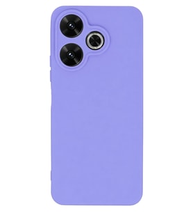 Redmi 13 4G Kılıf First Silikon - Lila