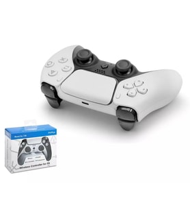 PS4 PC UYUMLU KABLOSUZ PS5 GÖRÜNLÜMLÜ GAMEPAD NODAR ND500C 5  RENK SEÇENEKLİ (Beyaz)