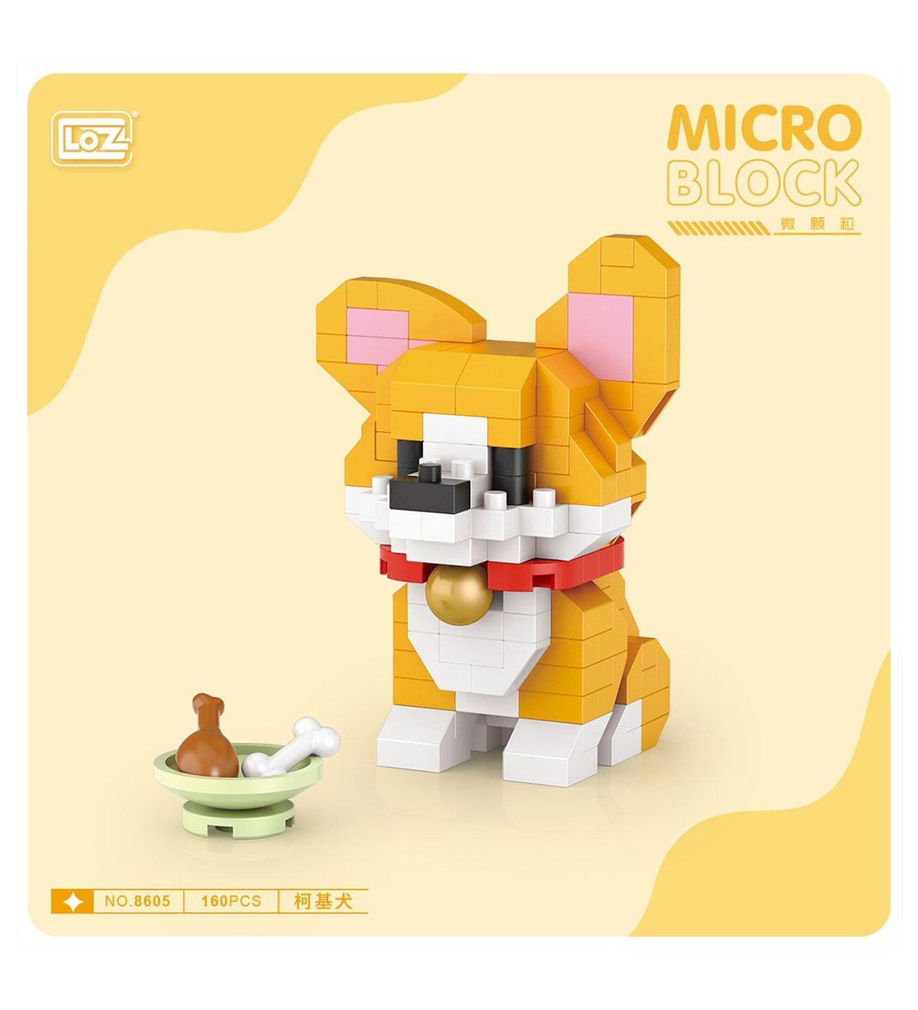 LZ8605 LOZ Köpek Blok Seti Mini Poşet -Vagon life