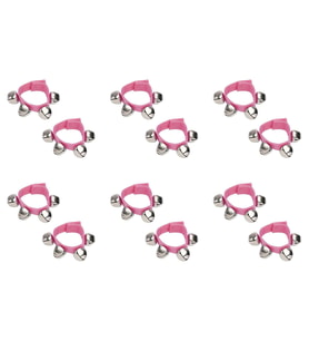 Jwin BZ-402S 6'lı Bilek Zili Orff - Ritim Aleti Seti - Pembe