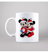 Mickey & Minnie Mouse & Yılbaşı Tasarımlı Kupa