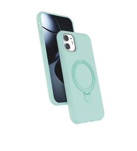 Newface Apple iPhone 11 Regal Magsafe Standlı Kapak - Su Yeşili