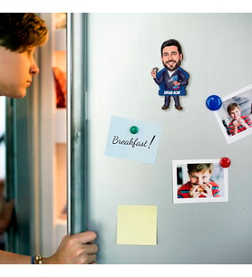 Erkek Tamirci Karikatürlü Buzdolabı Magneti