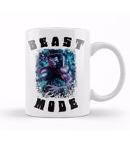 Beast Mode Colored Kupa Bardak Porselen