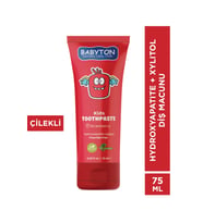 Doğal Çilekli Diş Macunu Hydroxyapatite+Xylitol Florürsüz 75 ml