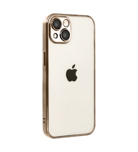 Northcity iPhone 15 Razer Lensli Silikon Kılıf - Çöl Titanyum