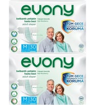 Evony Hasta Bezi Yetişkin Bel Bantlı Tekstil Yüzey M-Orta 60 Adet (2PK*30)