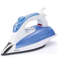 2600W Buharlı Ütü, Seramik Taban, Şok ve Sürekli Buhar, Sprey Buhar, Dikey Ütüleme, Damlama Önleme, Kendi Kendini Temizleme, Otomatik Kapanma, Aşırı Isınma Koruması