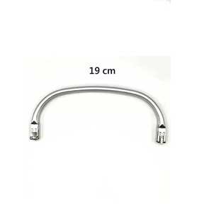 Gizli Metal Mango Çanta Bursu - 19 cm - Metal Çanta Aparatı Çanta Aksesuarı