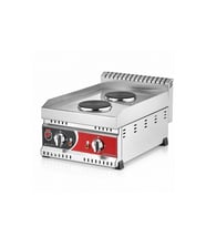 Silverinox Elektrikli Set Üstü 2 Gözlü Pleyt Isıtıcı 220V