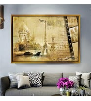 Altın Çerçeveli dekoratif tablo l1103 (Gold)