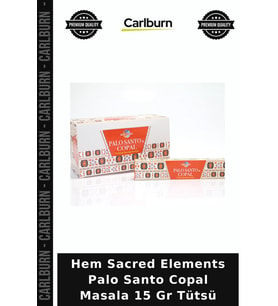 Özel Üretim Aromaterapi Doğal Koku Hem Sacred Elements Palo Santo Copal Masala 15 Gr Tütsü