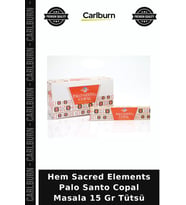 Özel Üretim Aromaterapi Doğal Koku Hem Sacred Elements Palo Santo Copal Masala 15 Gr Tütsü