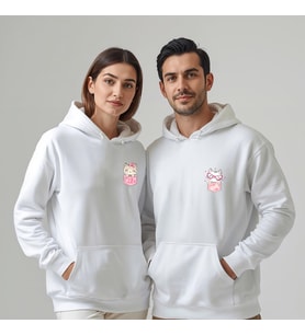 Sevgililer Günü Özel Kombin, 2 Ürün Kapüşonlu Hoodie Sweatshirt