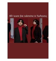 Taehyung Kırmızı Sevgililer Günü Estetiği Tablo Ahşap Poster Dekoratif Kod380