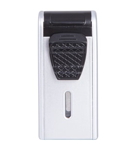 Çift Torch Pürmüz Gümüş Metal Puro Çakmağı - TR7921