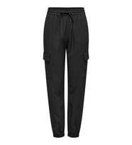 ONLY ONLCARO MW LIN PULL-UP CARGO PNT NOOS 15310987 (Siyah)
