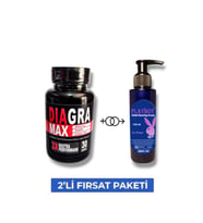Diagra Max Erkek Özel Geliştirme 30'lu Destekleyici Playboy Lib.ido Arttırıcı Krem 125 ml