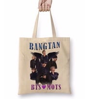 Bts Mots Bangtan Bez Çanta Uzun Saplı