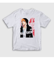 Presmono Unisex Çocuk Beyaz Ichigo V2 Anime Bleach T-Shirt 127699tt