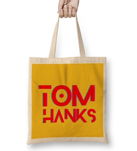 Tom Hanks Artwork Bez Çanta Uzun Saplı