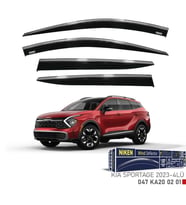 Kia Uyumlu Sportage -2023 Kromlu Cam Rüzgarlığı 4Lü Parça