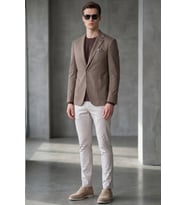 Vizon 6 Drop Slim Fit Pamuklu Ceket 1002260126