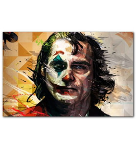 Cakatabloo Joker Dijital Yağlıboya Sanat MDF Tablo