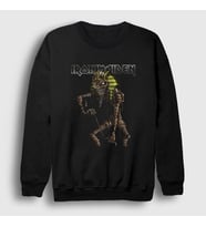 Presmono Unisex Siyah Mummy Iron Maiden Sweatshirt 86960tt