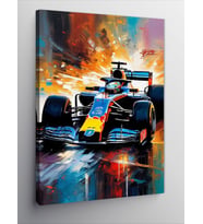 Kanvas Tablo Formula 1 Aracı